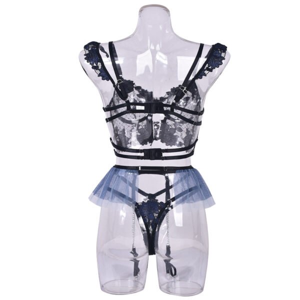 Aria Floral Chic Ruffle Lingerie Set - Image 9