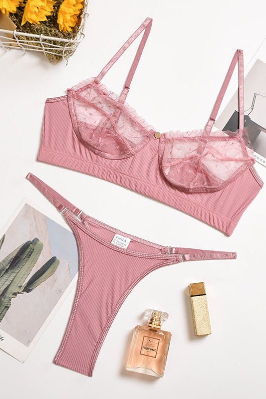 Erica Ruffle Lace Lingerie - Image 5