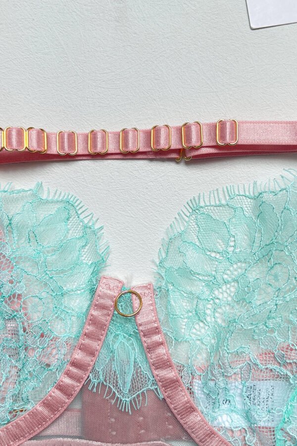 Exotic Feather Sexy Lingerie 5-Piece - Image 6