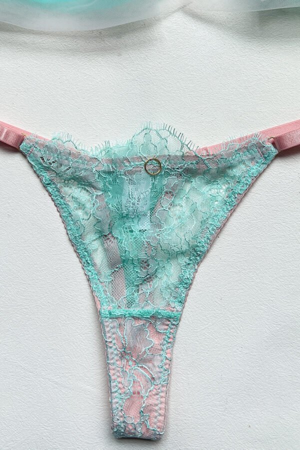 Exotic Feather Sexy Lingerie 5-Piece - Image 9