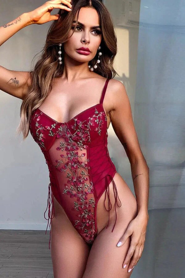 Floral Sexy Bodysuit Women - Image 55