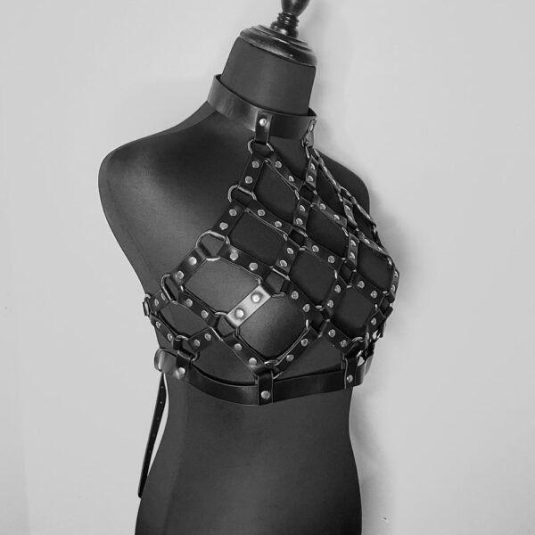 Carla's Goth Strap Bra Harness - Image 2