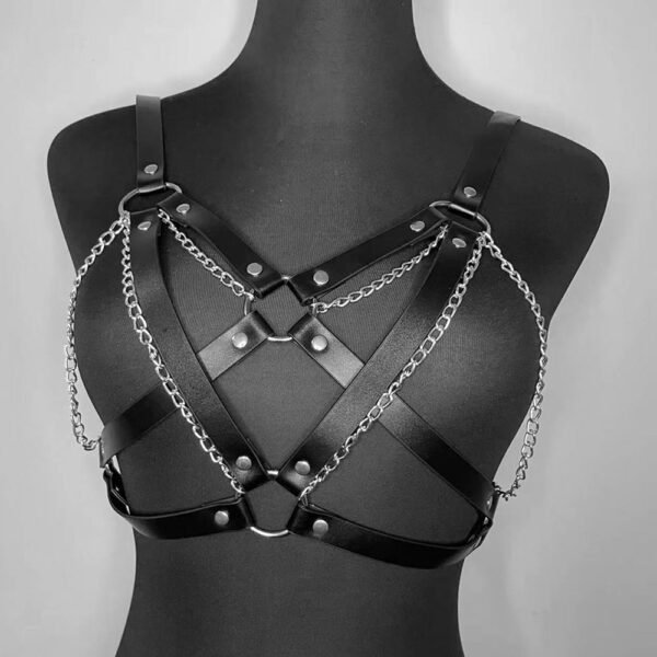 Jillian's Goth Bra Harness