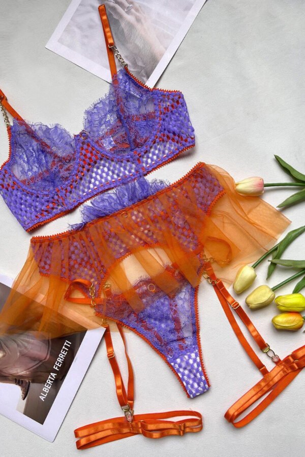 Jenna's Colorful Lingerie Set - Image 10