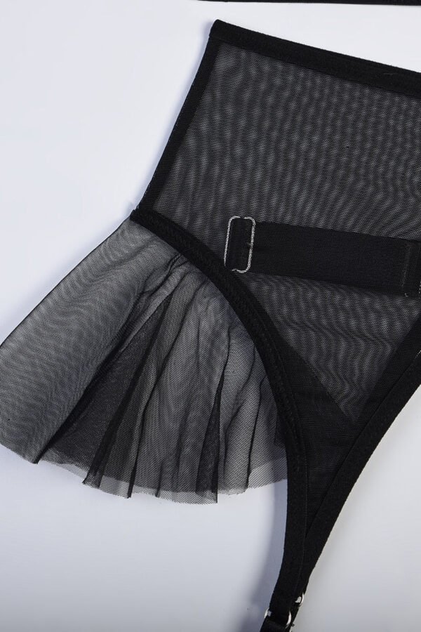 Latex Sexy Cut Out Lingerie - Image 7