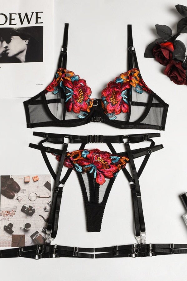 Paulina Floral Lingerie Set - Image 6