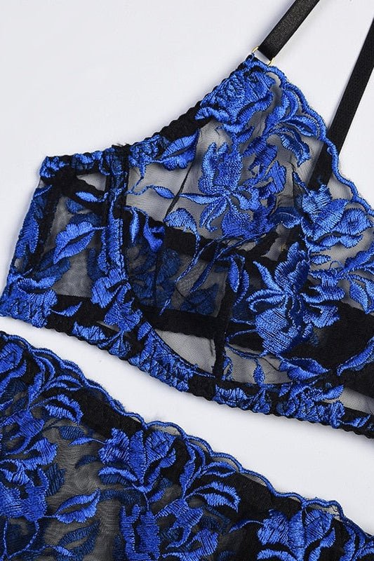 Rachel's Blue Lingerie Set - Image 6