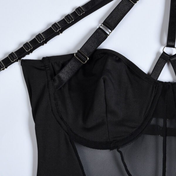 Fancy Garters Lingerie Bodysuit - Image 5