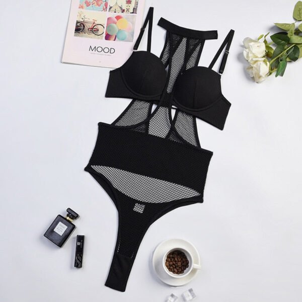 Sexy Mesh Bodysuit Lingerie - Image 3