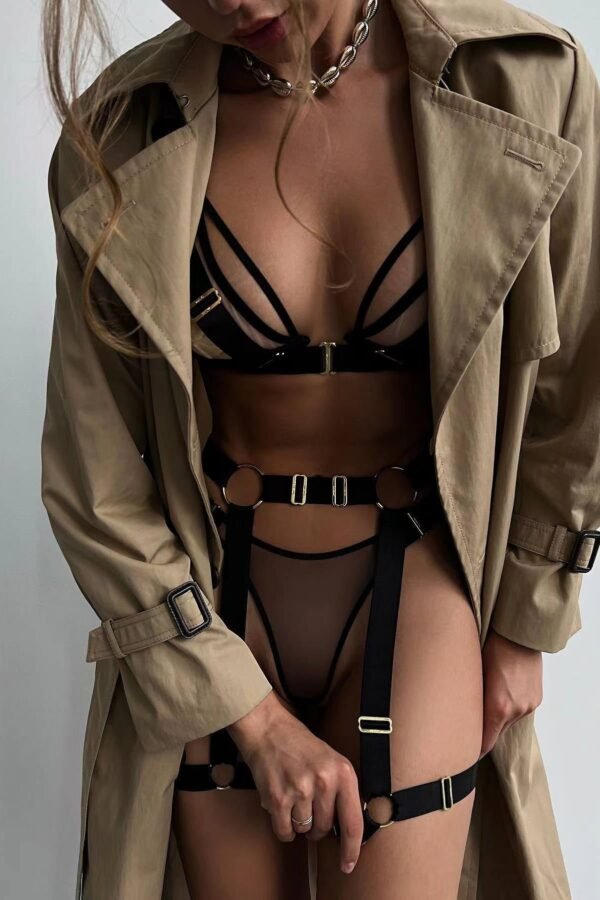 Sensual Transparent Lingerie Set - Image 2