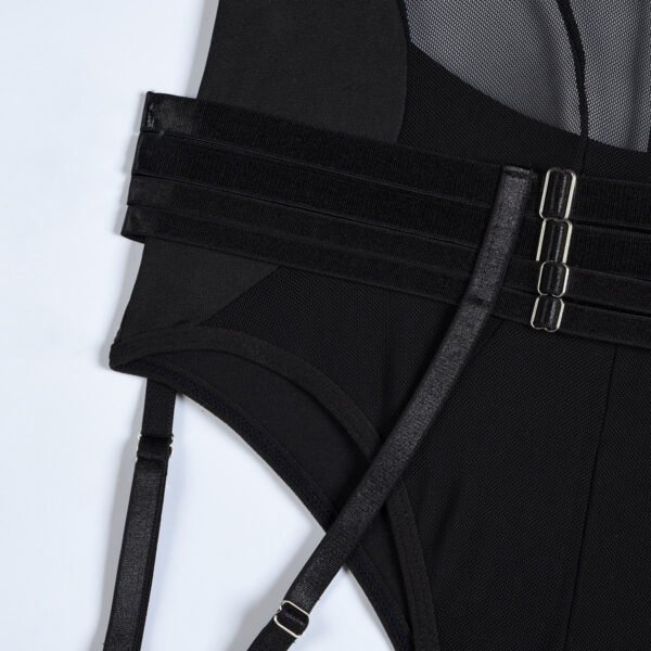 Fancy Garters Lingerie Bodysuit - Image 7