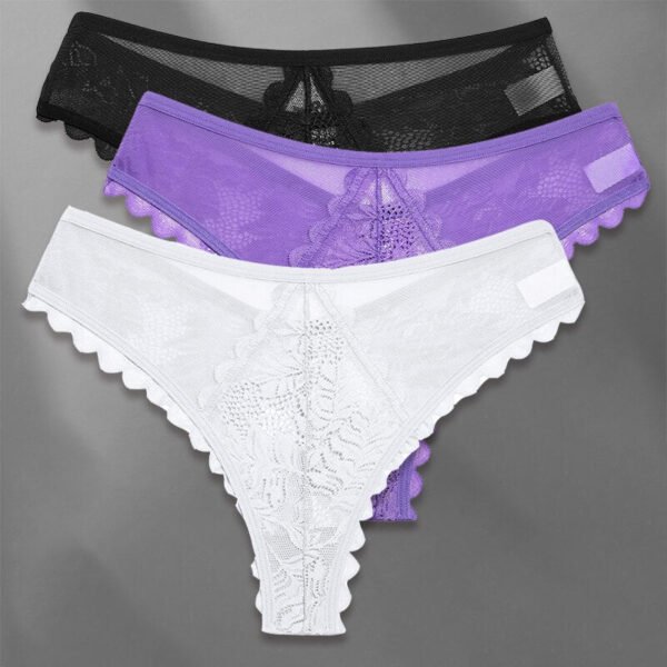 Transparent Floral Panties - Image 11
