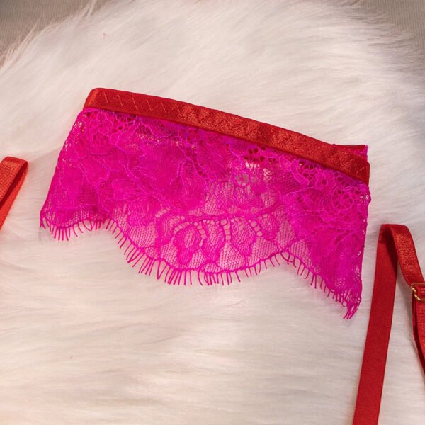 Valentine's Day Feather Lingerie Set - Image 6