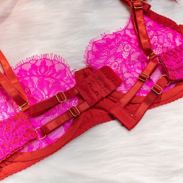 Valentine's Day Feather Lingerie Set - Image 9