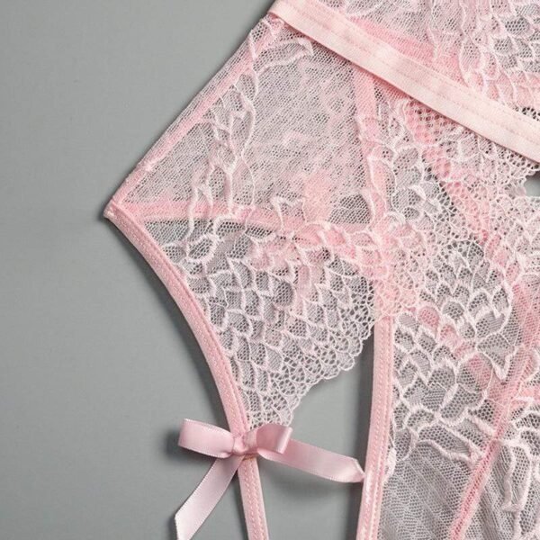 Chloe Lace Cut Out Bodysuit - Image 4