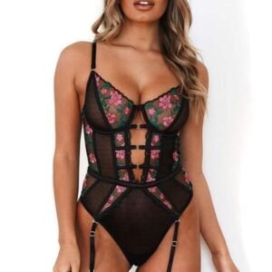 Romance See Through Cut Out Bodysuit