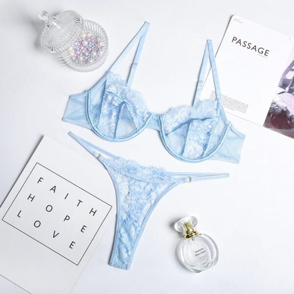 Denise Lace Bra and Knicker Set - Image 4