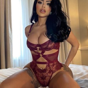 Speechless Cut Out Sheer Bodysuit