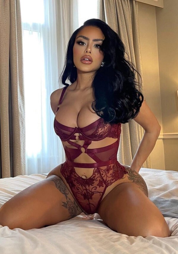 Speechless Cut Out Sheer Bodysuit