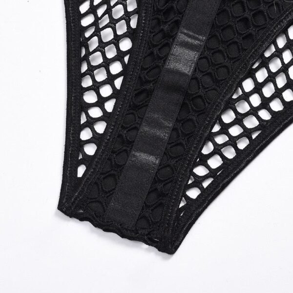 Candy Black Strappy Bodysuit - Image 12