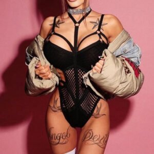 Giulia's Mesh Bodysuit