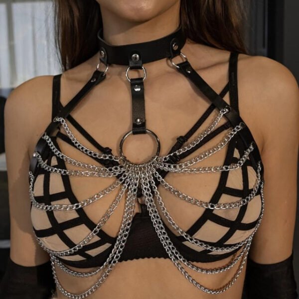 Zoya's Chain Bra Harness - Image 2